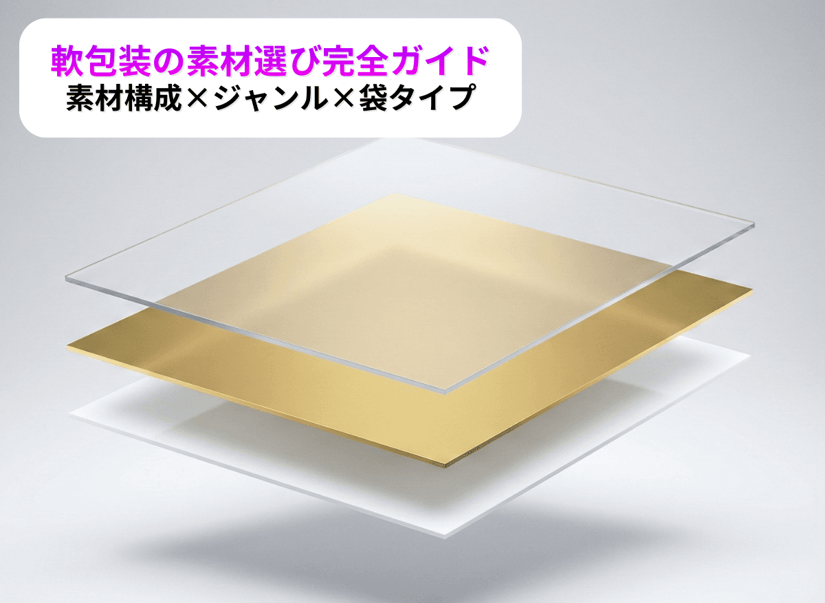 素材選びで迷わない。Brixaにおける軟包装パッケージの“素材構成 × ジャンル × 袋タイプ”完全ガイド