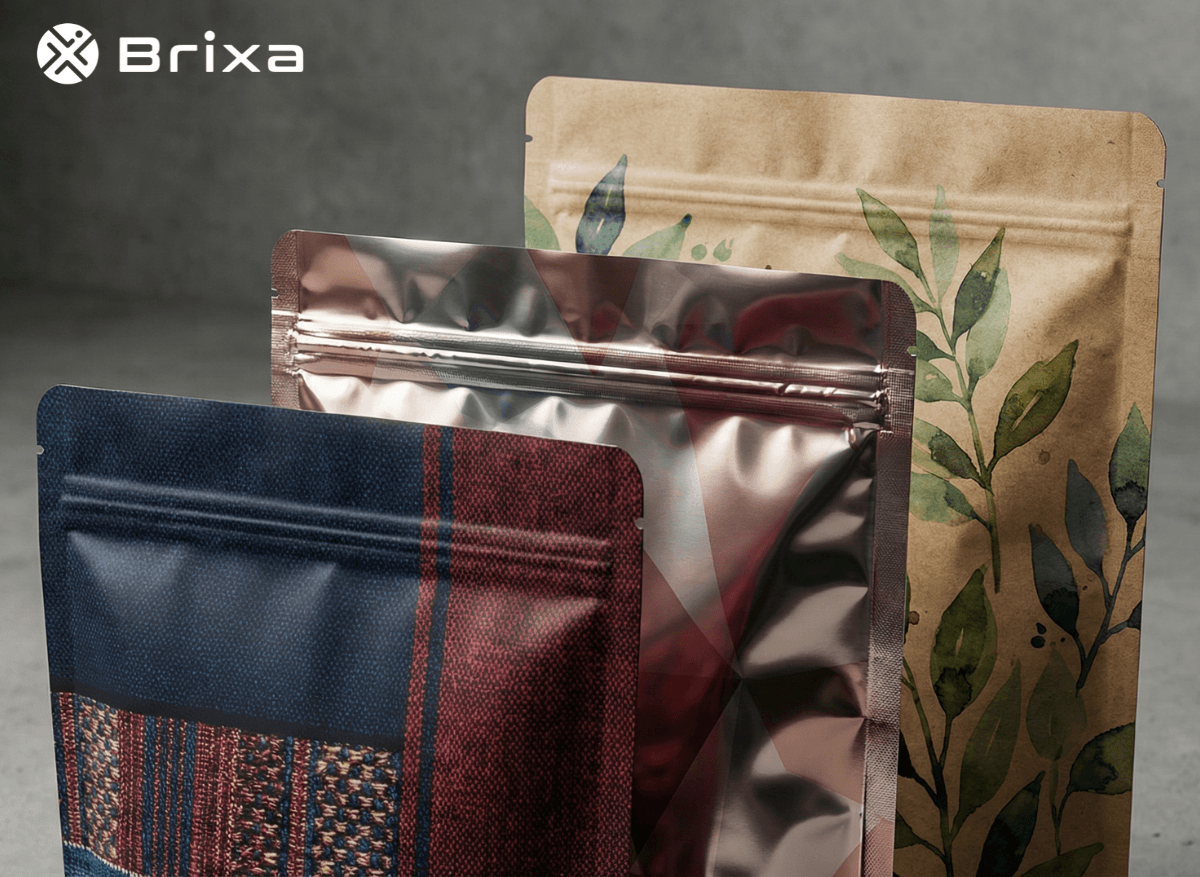 素材選びで迷わない。Brixaにおける軟包装パッケージの“素材構成 × ジャンル × 袋タイプ”完全ガイド